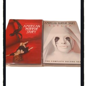 ☠️ American Horror Story ☠️ Complete Seasons 1 & 2 on 8 DVD's Widescreen